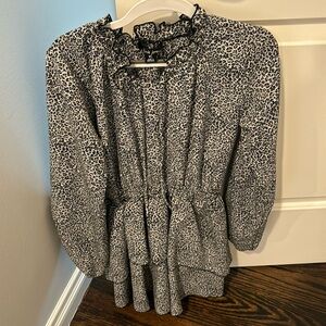 Leapord chiffon  dress size  XL